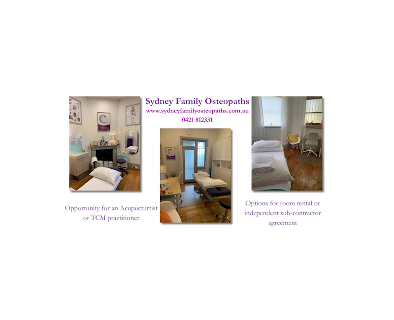 Opportunity for acupuncturist to join allied health clinic in Randwick no default